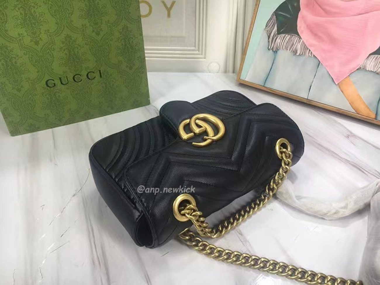 Gucci Gg Marmont Mini Shoulder Bag (7) - newkick.app